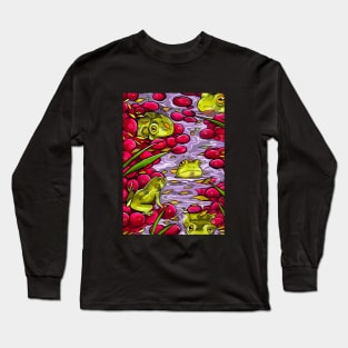 Frogs and Cranberries Long Sleeve T-Shirt